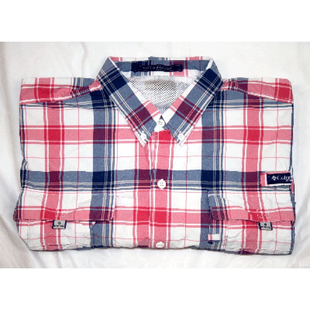 Columbia PFG Mens Short Sleeve Button Front Vented - Picture 5 of 6